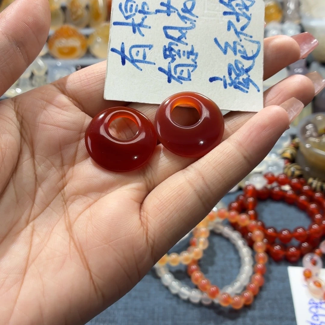 玛瑙/玉髓未镶嵌吊坠(不含链)