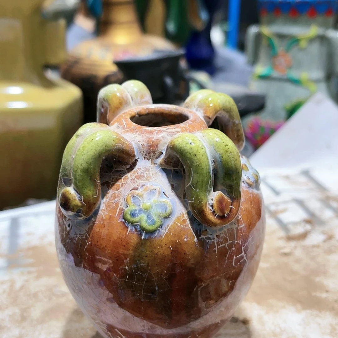 瓦当摆件摆件茶桌茶台陶瓷