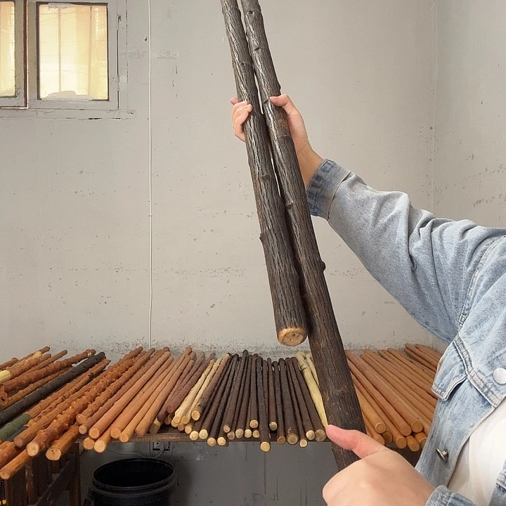 大***赢秦岭石山黑铁腾鞭杆武术棍