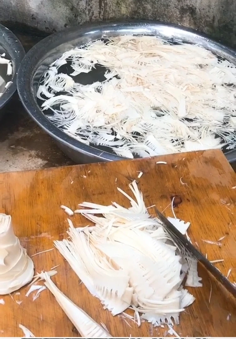 新鲜竹笋   小鸡配竹笋，美味可口