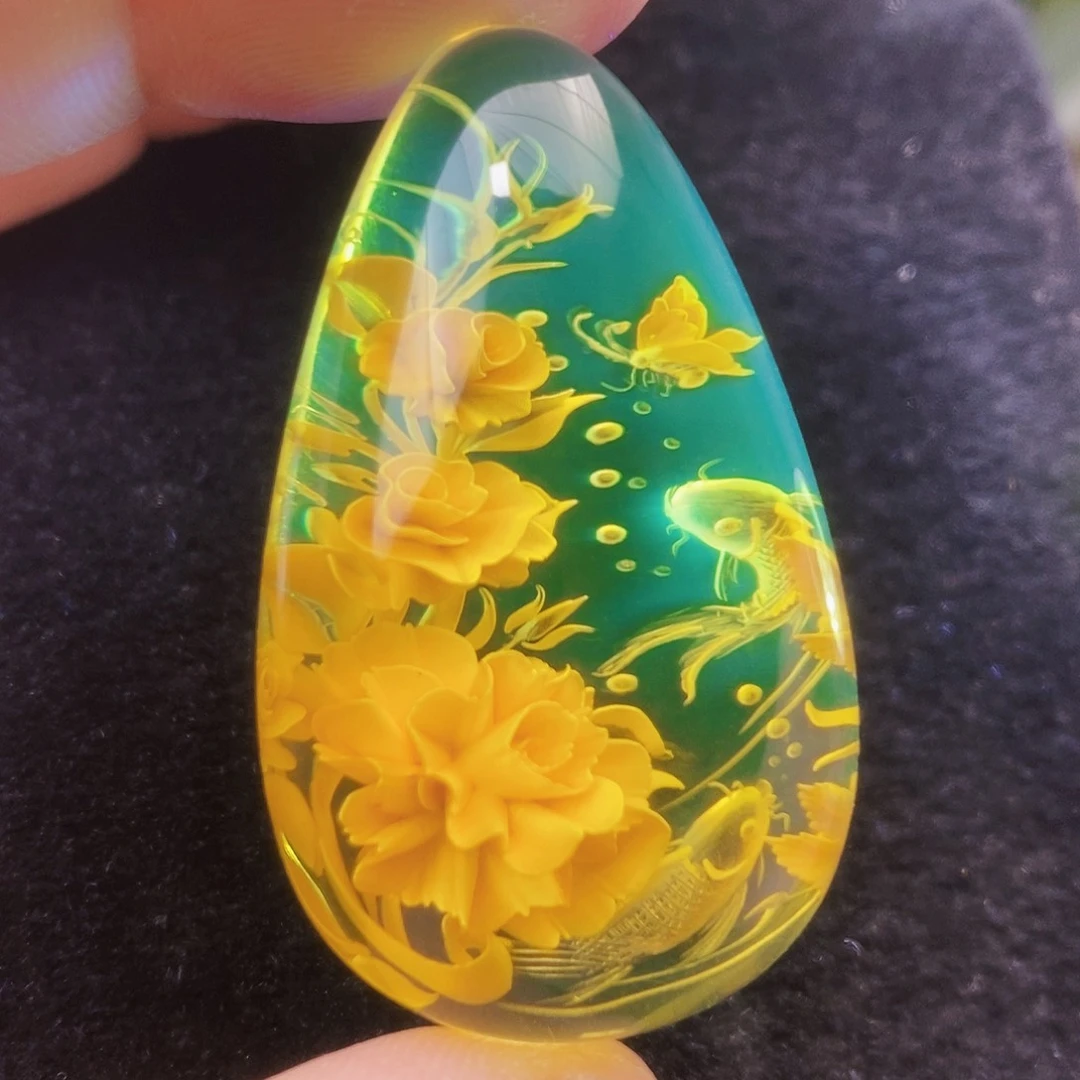 【闪购商品】金珀吊坠(不含链)未镶嵌