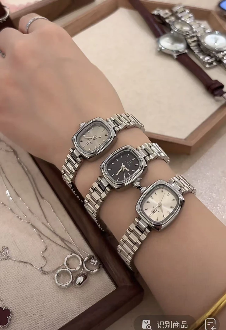 6176#韩系小方糖小众时尚简约手表