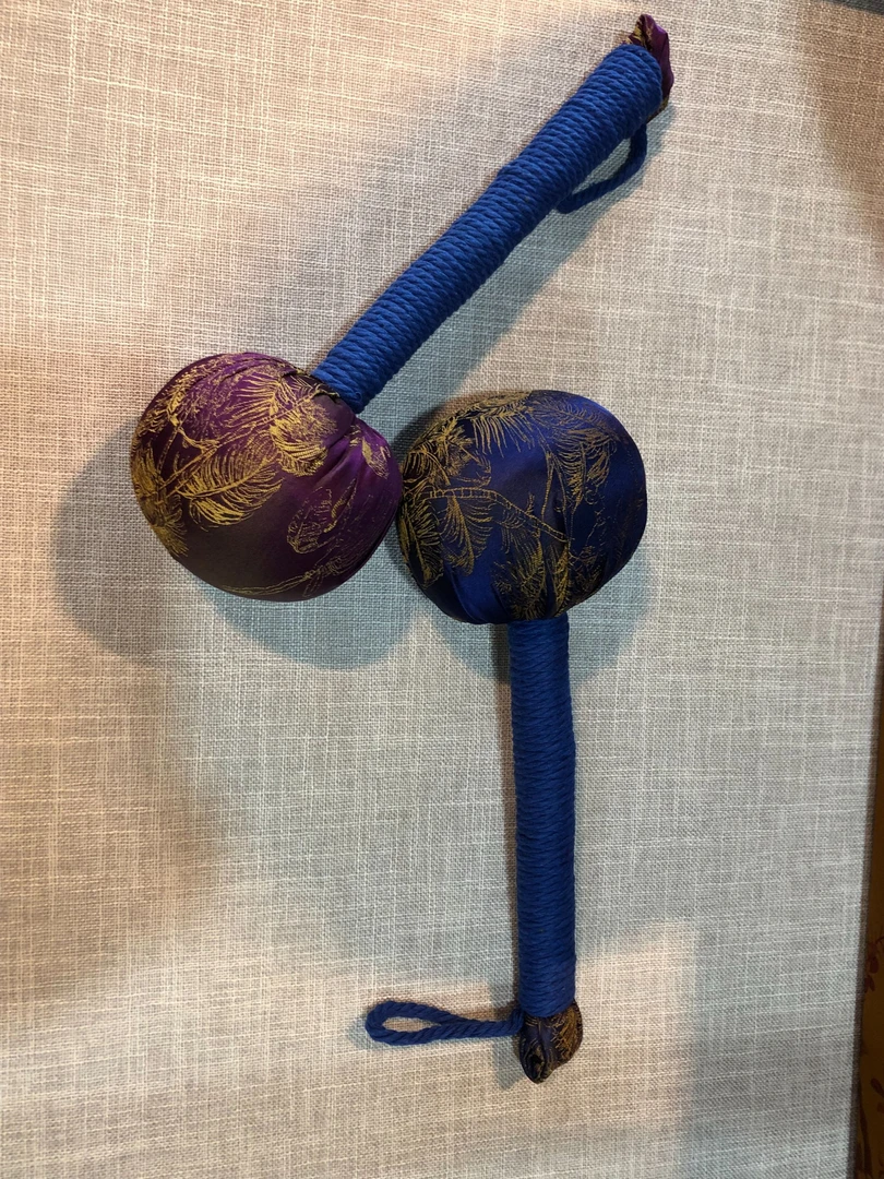 非遗香云纱桑蚕丝手工锤肩颈捶打捶背