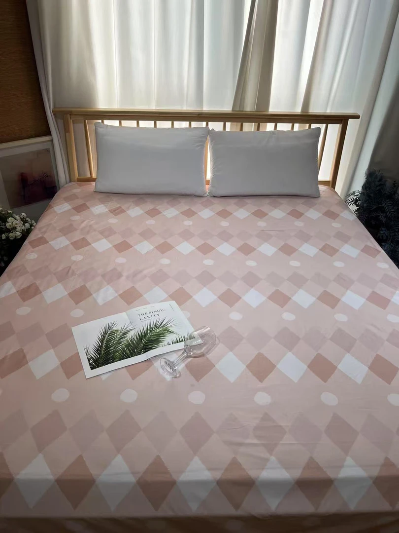 百支彩缎印花床单245*250微瑕～F343