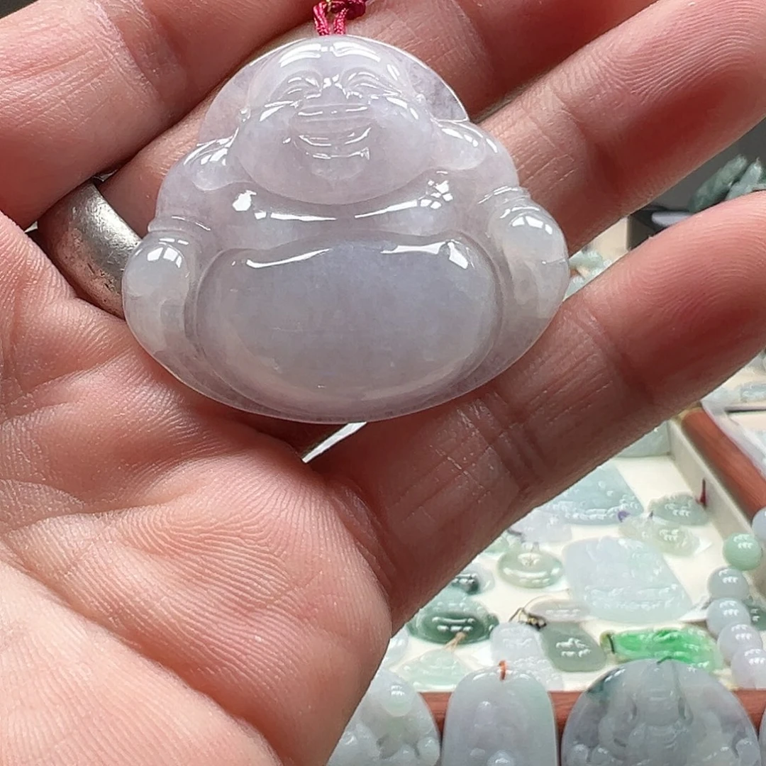 颈饰未镶嵌翡翠佛