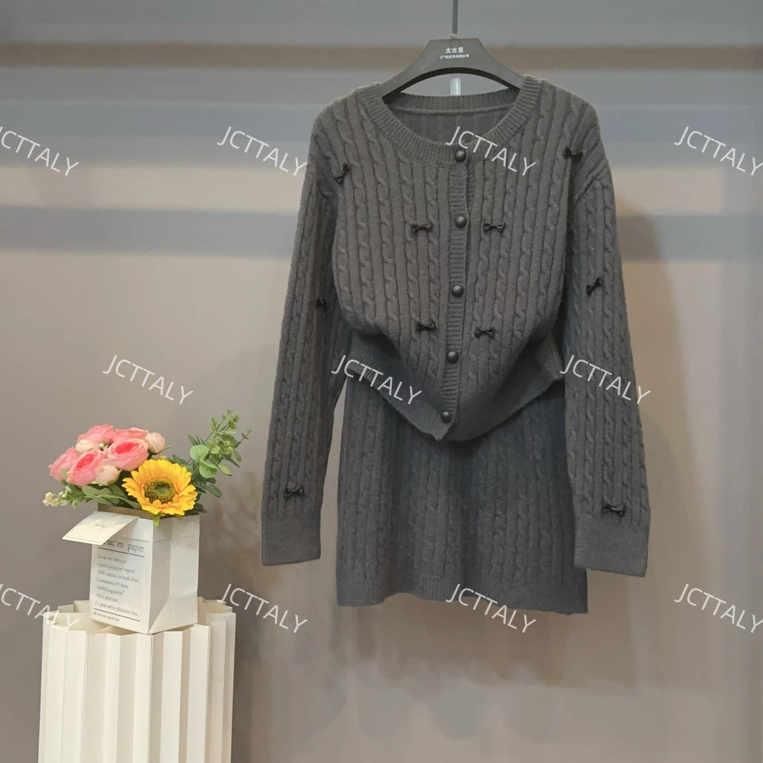 【Linda】【37】长袖针织圆领针织衫套装毛衣NH-Q0102
