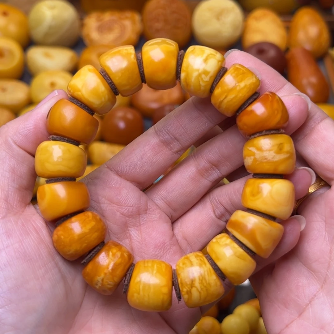 蜜蜡未镶嵌珠宝奇石17至18