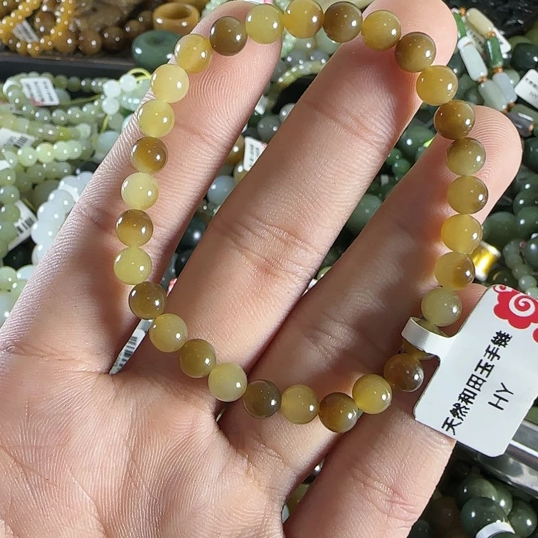 和田玉手链未镶嵌105