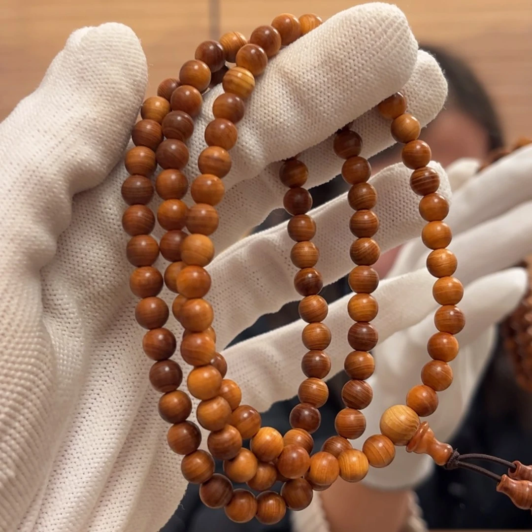 柏木（崖柏）手串/手链?*06黑油泥膏香料甜香13.1