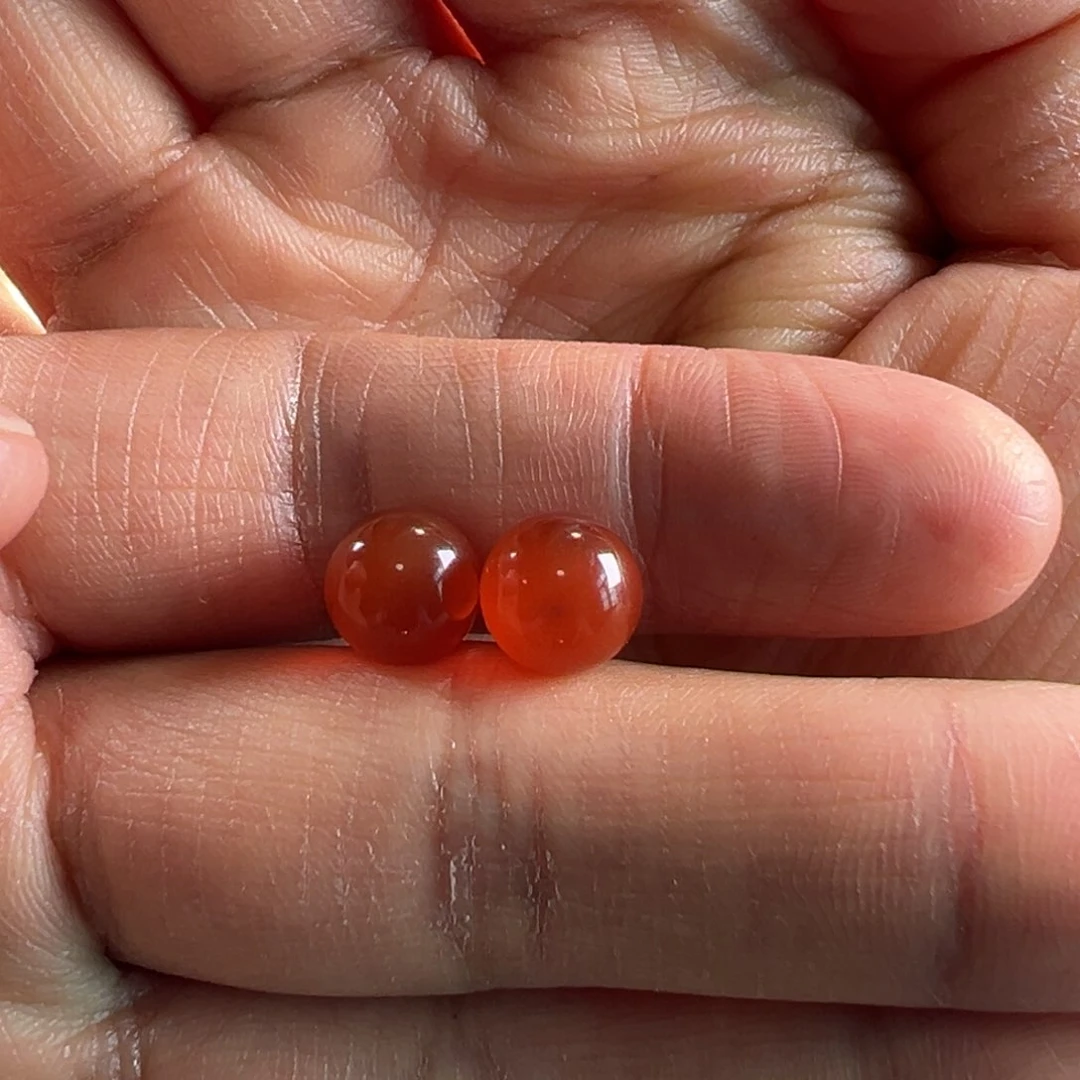 南红玛瑙圆珠8.4/8.5未镶嵌✨****?