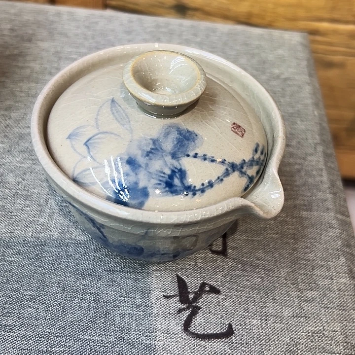 拙***舒氏舒氏舒氏舒氏青花盖碗