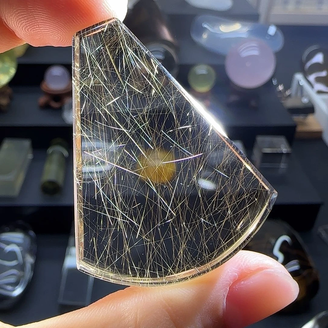 水晶天然摆件未镶嵌韩****y定制打孔不退不换