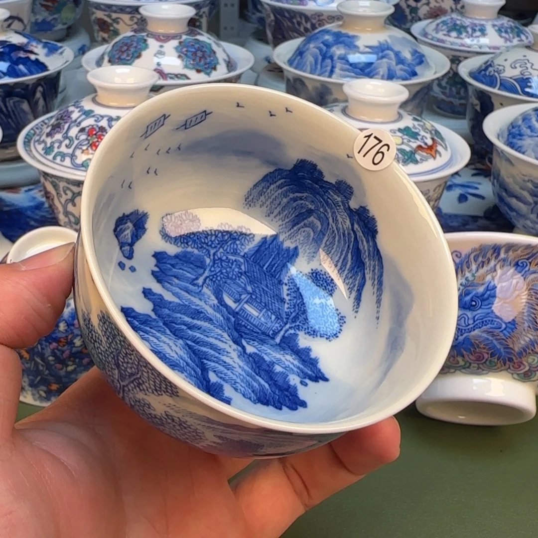 彦祖纯手工手绘茶具176