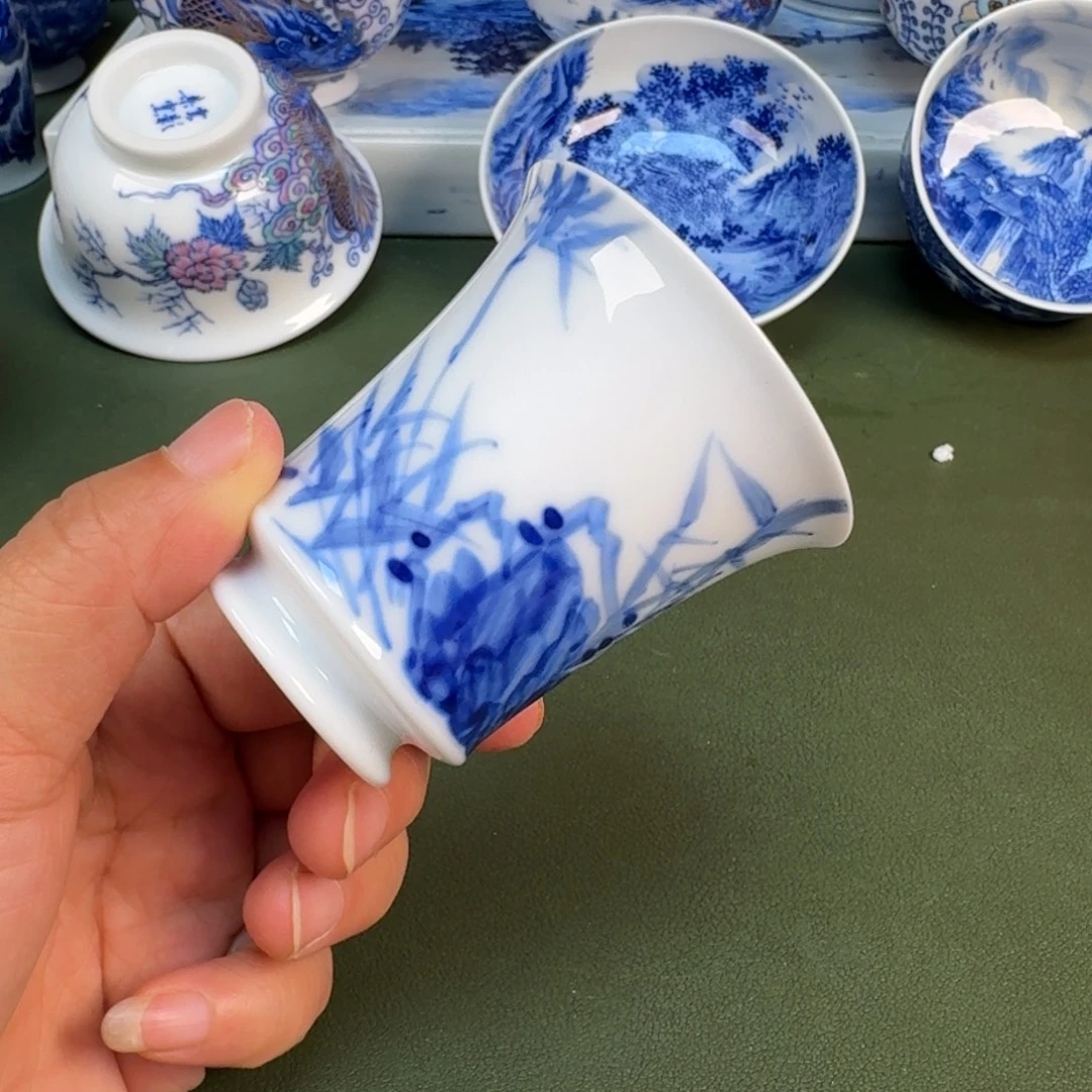 陶景德镇纯手绘茶具圆圆203