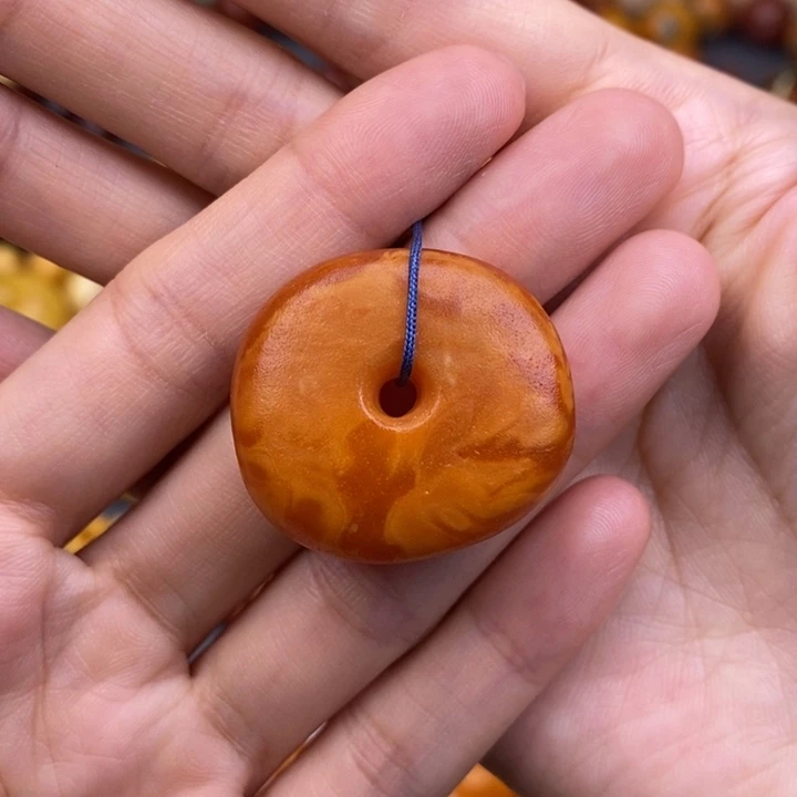 琥珀未镶嵌裸石蜜蜡M