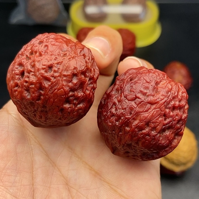 【闪购商品】把件文玩核桃38尺蛇皮元宝