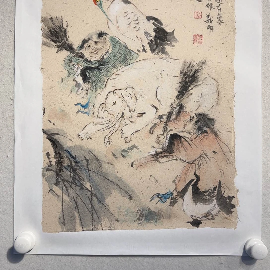 国画老师精品人物作品