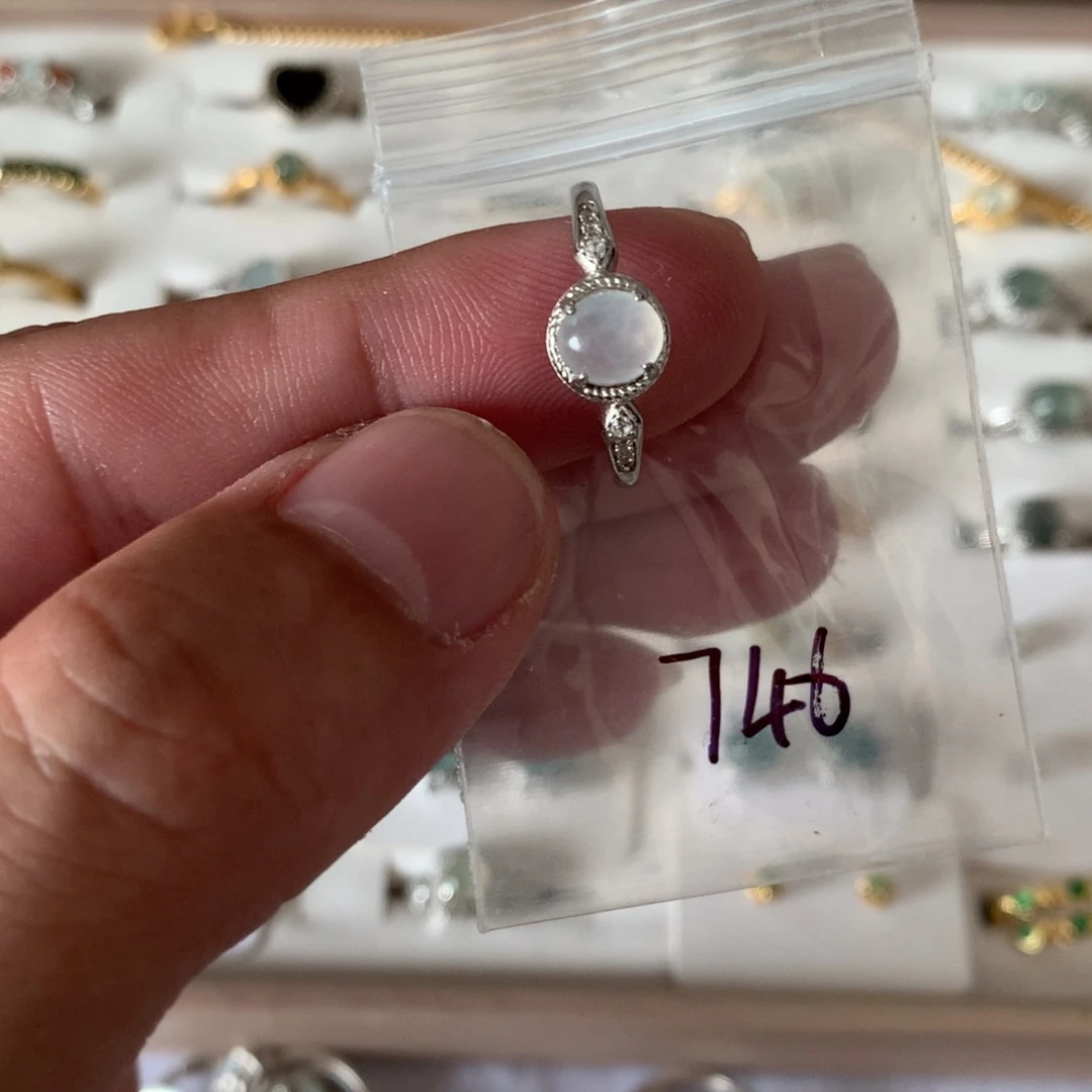 未镶嵌戒指翡翠746