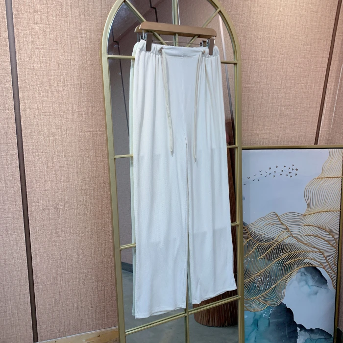 HT12孕妇白色裤子L90-130 XL140