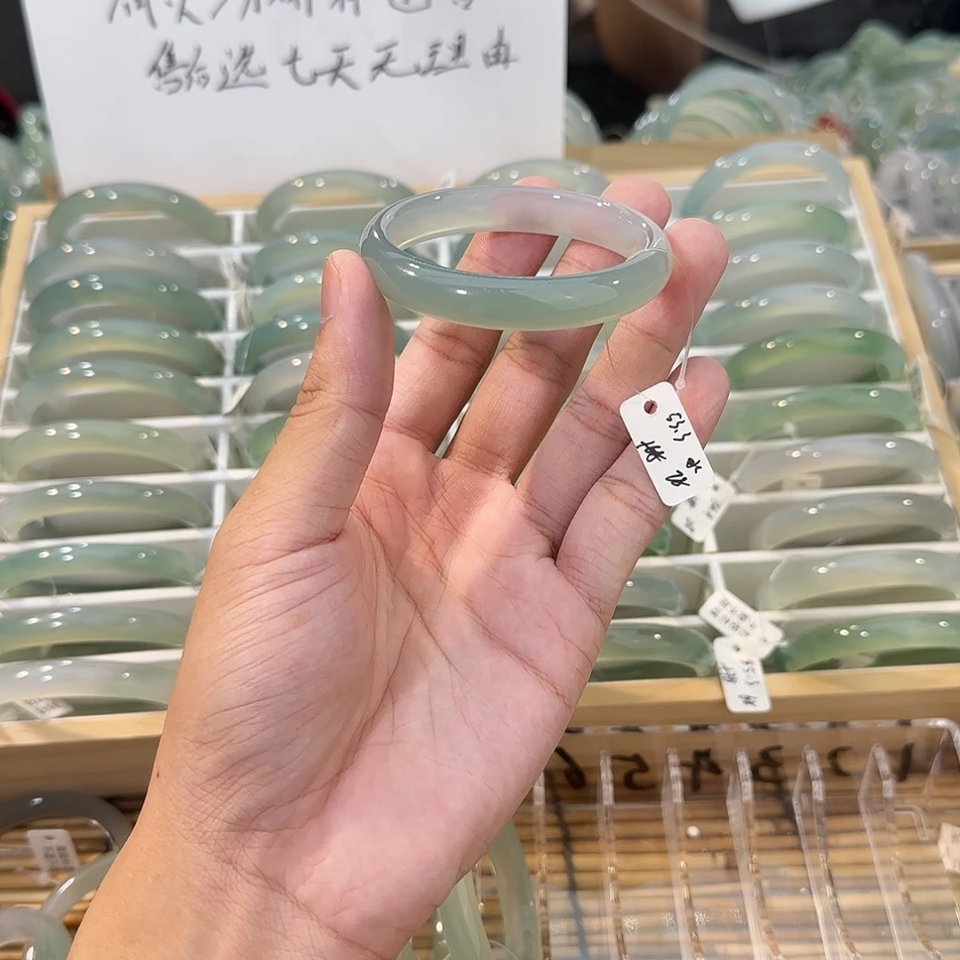 手镯玛瑙/玉髓未镶嵌圈口53.3