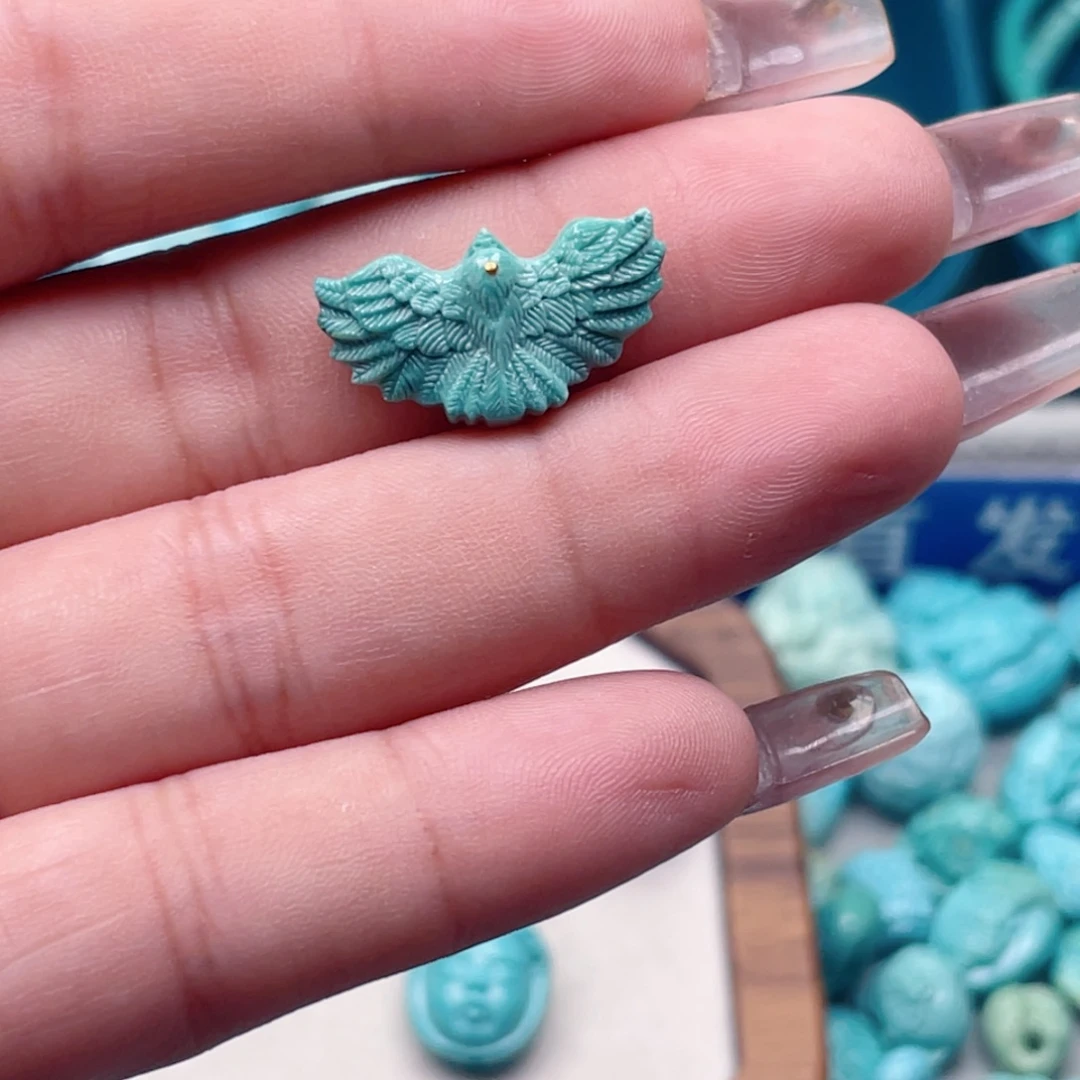 绿松石未镶嵌吊坠(不含链)