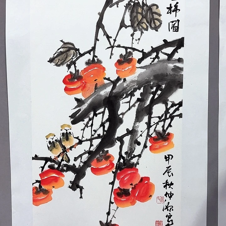 国画亲笔手绘放心去藏