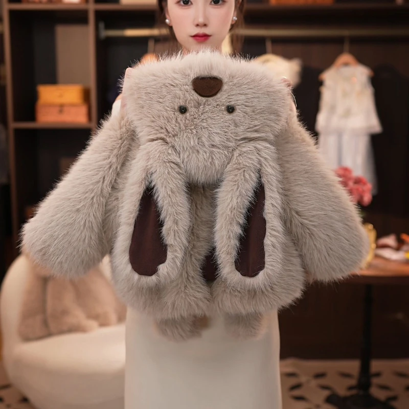 【灰兔兔】2025反季秋冬季清仓男女宝同款新款毛绒外套加厚保暖儿童
