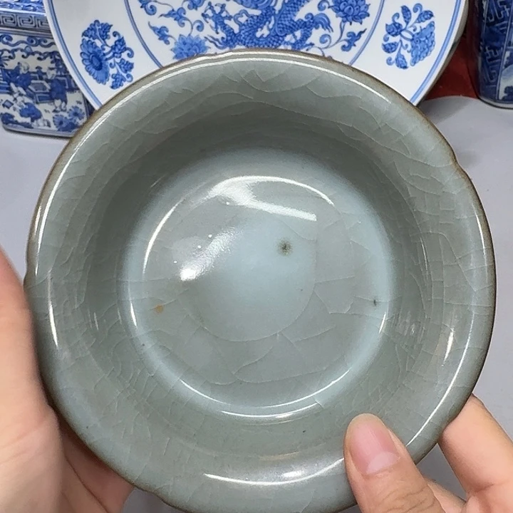 正***戒摆件陶瓷制品纯手工盘