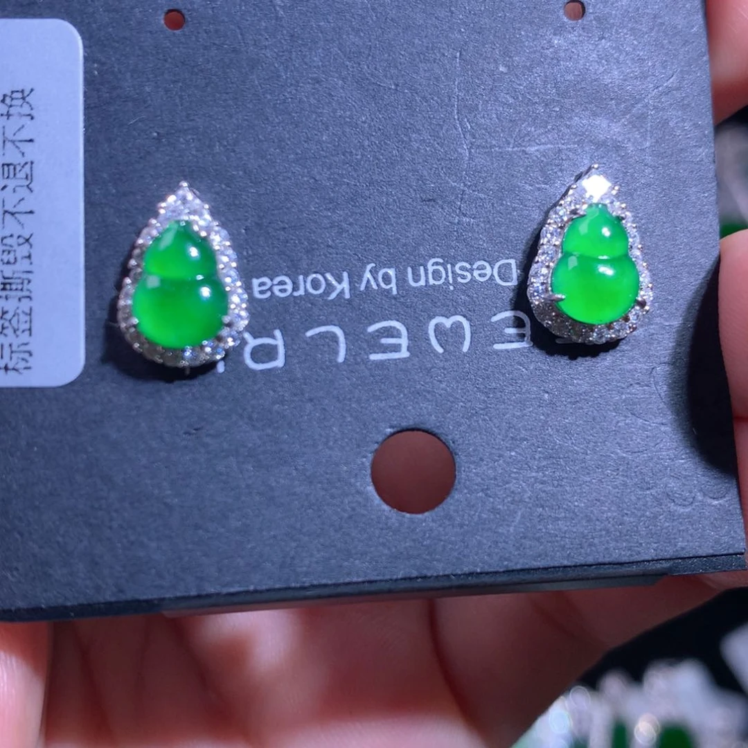 【闪购商品】颈饰银S925镶嵌翡翠天然翡翠