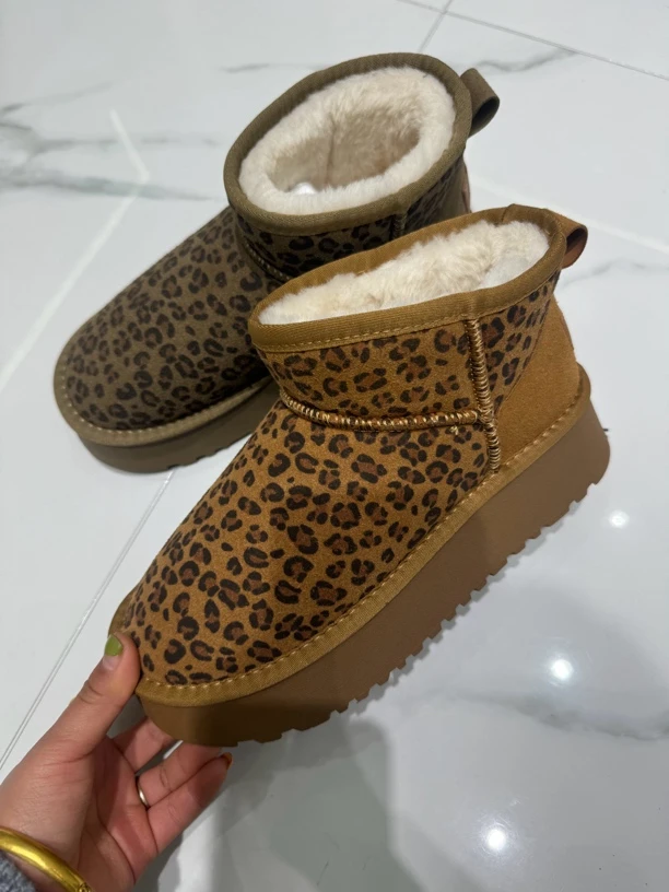 现货研一家5828加绒女棉靴