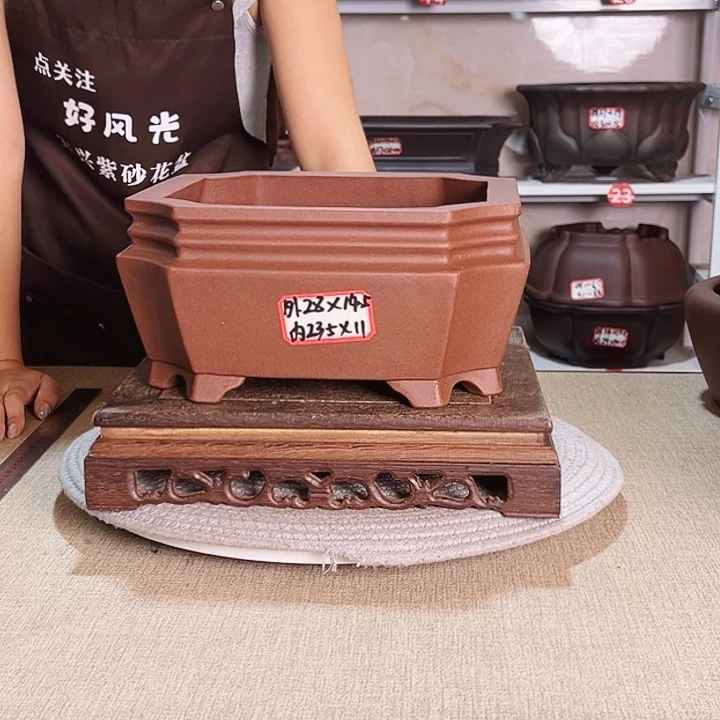 紫砂花盆紫砂花盆