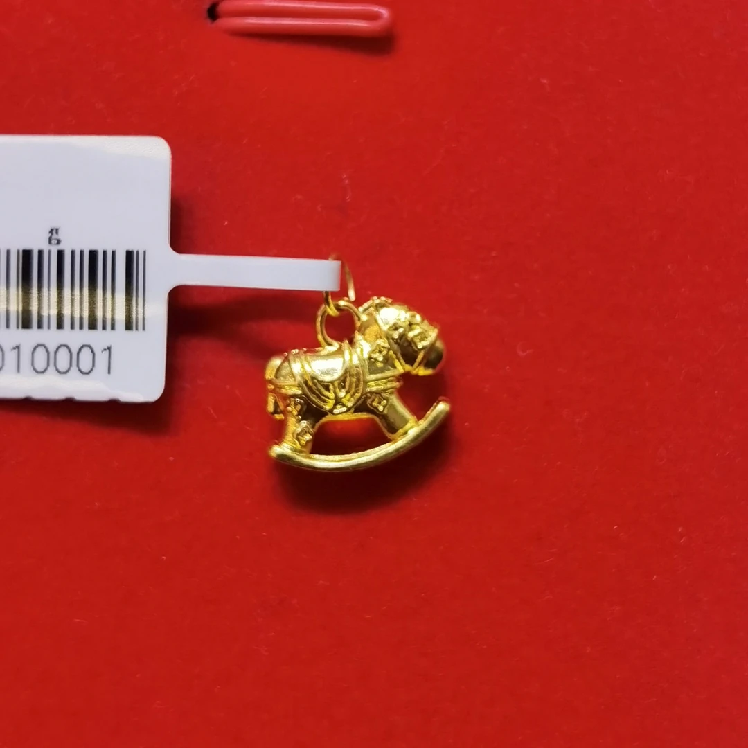 【夏夏专享】足金999 摇摇小马 ZP 0.27 攒金有道