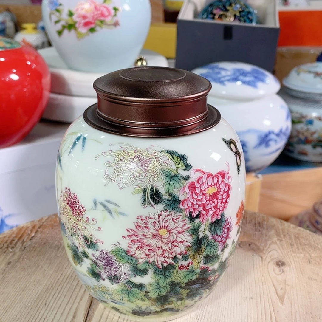 【闪购商品】罐陶瓷茶叶罐密封罐