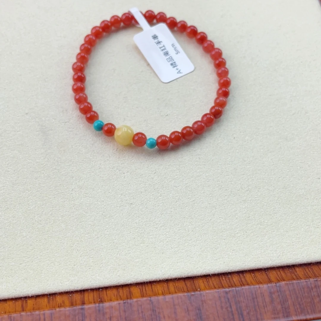 南红玛瑙未镶嵌手链南红手串6.5克