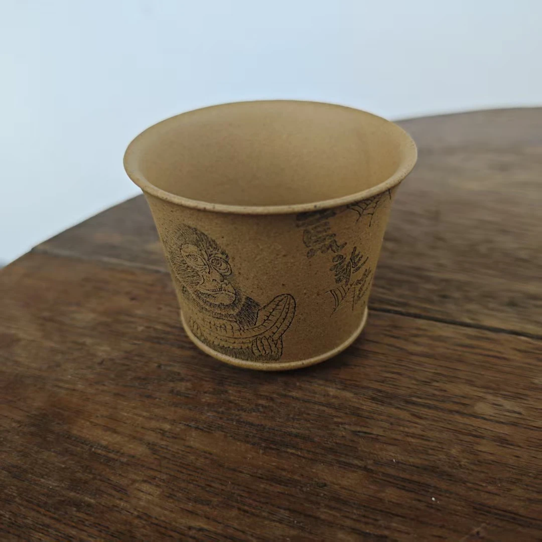 树见造物丨《黄金段泥猴子杯100cc》  茶杯 nkcq0052