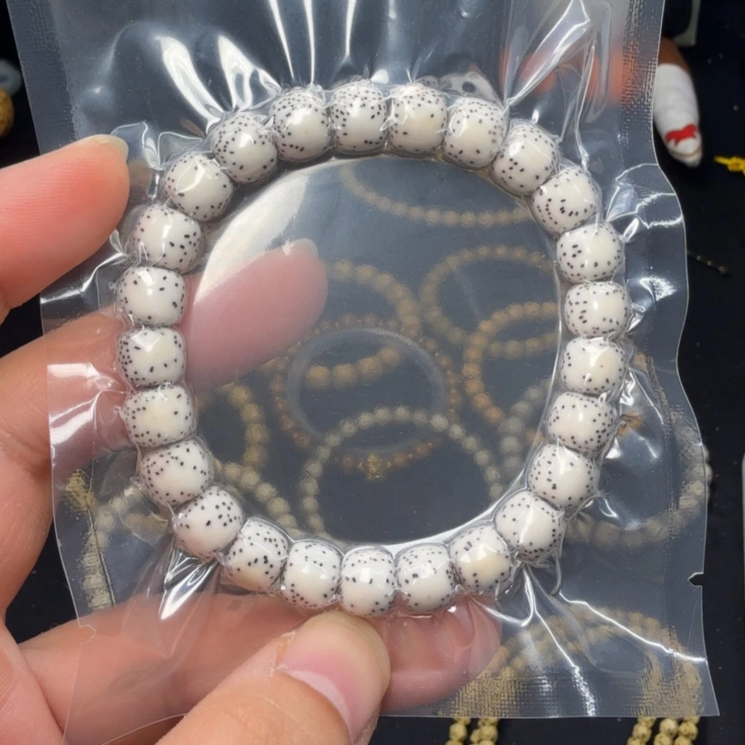 星月菩提吊坠9原白侧留白月朗星稀