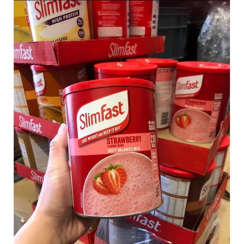 英国slimfast代餐奶昔粉营养饱腹食品膳食纤维