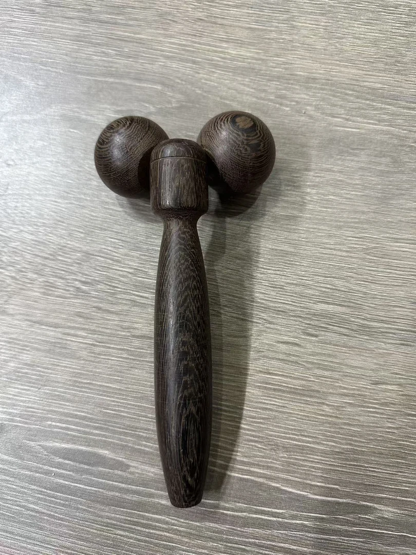 养生锤通用按摩棒鸡翅木通经按摩器