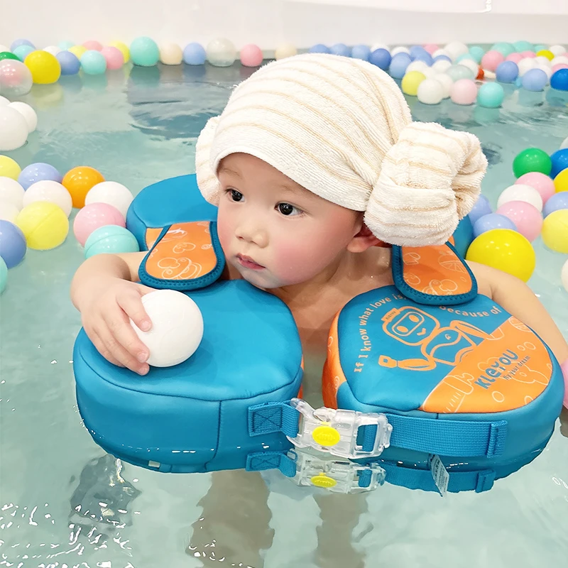KLEYOU腋下游泳圈婴儿幼童宝宝洗澡防侧翻免充气安全大浮力玩水