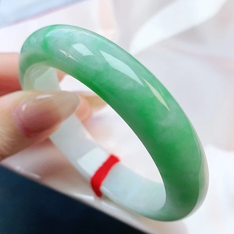 未镶嵌手镯翡翠54圈口882559