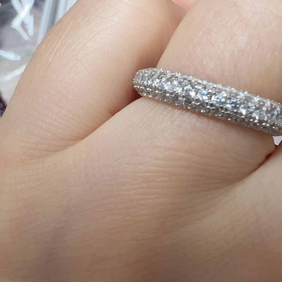 银S925镶嵌戒指托帕石