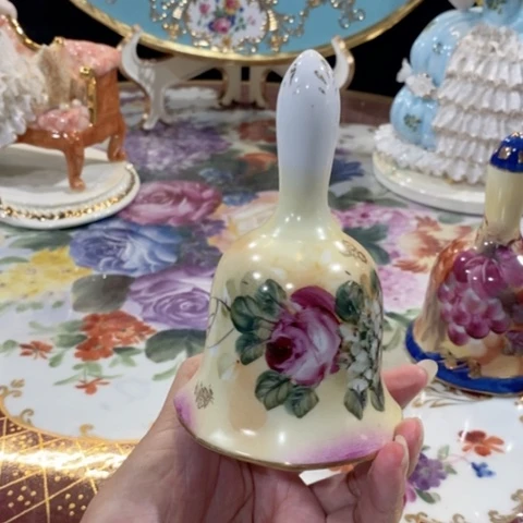 瓷片手绘铃铛1111