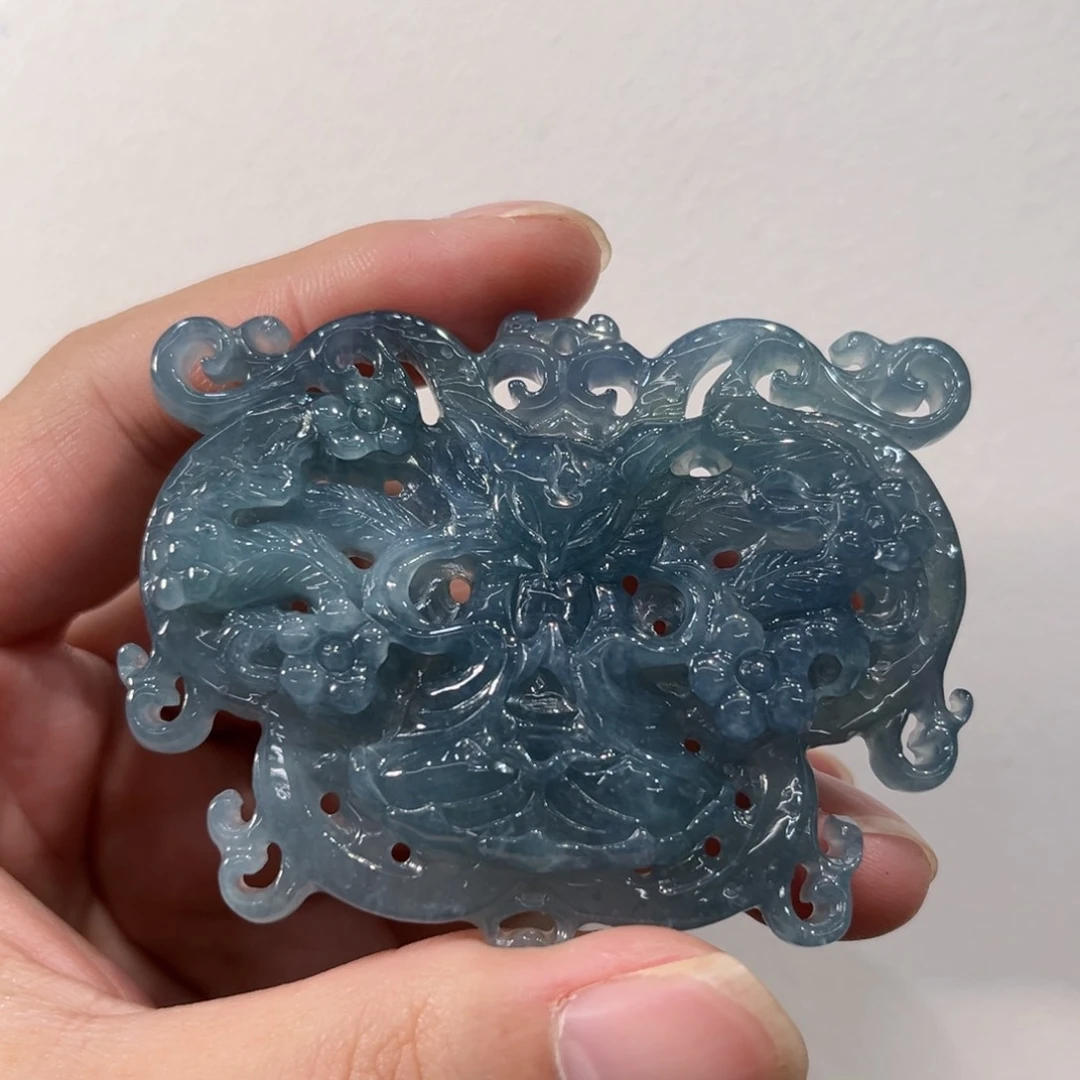 翡翠合金吊坠(赠链)代编织