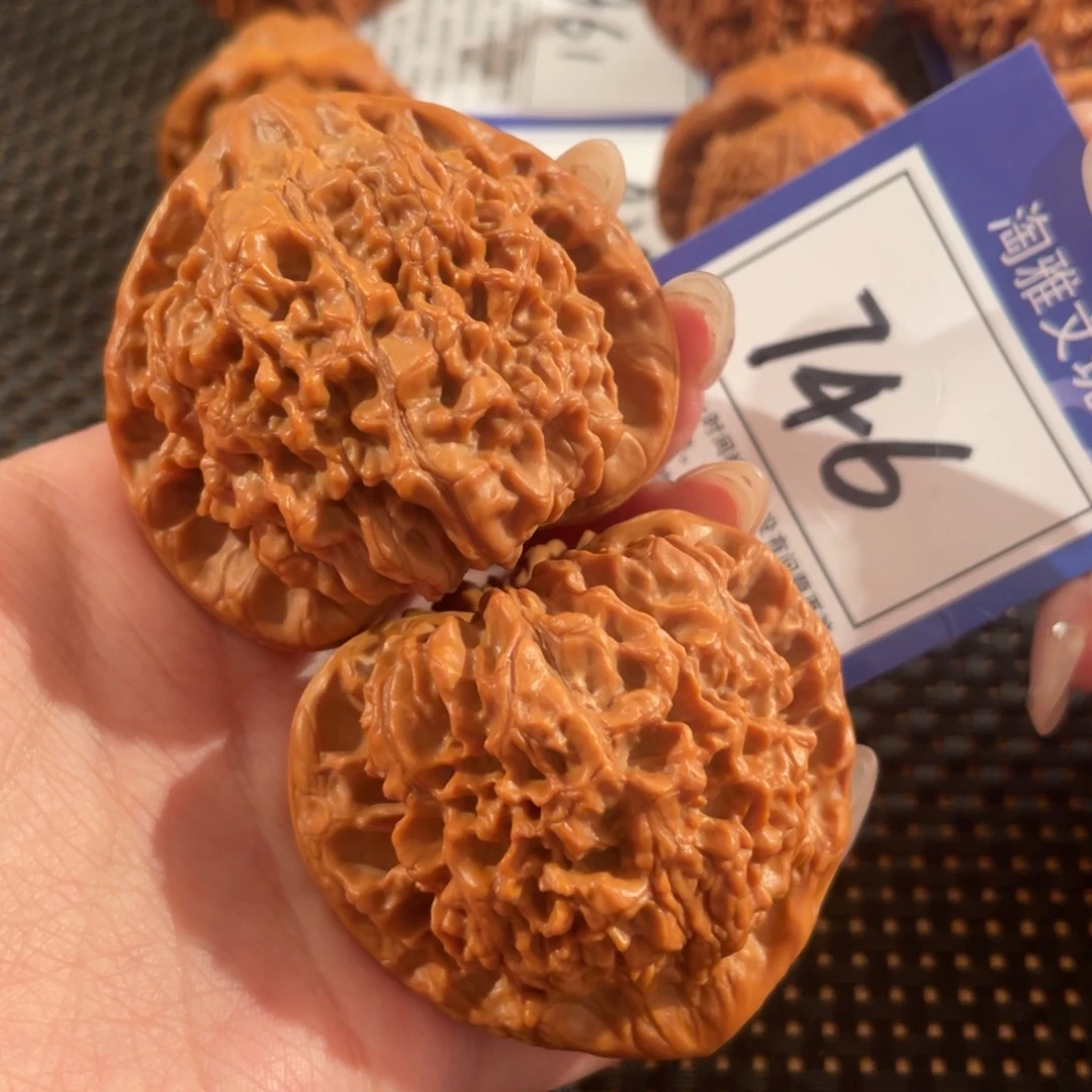 文玩核桃把件746号51尺官帽