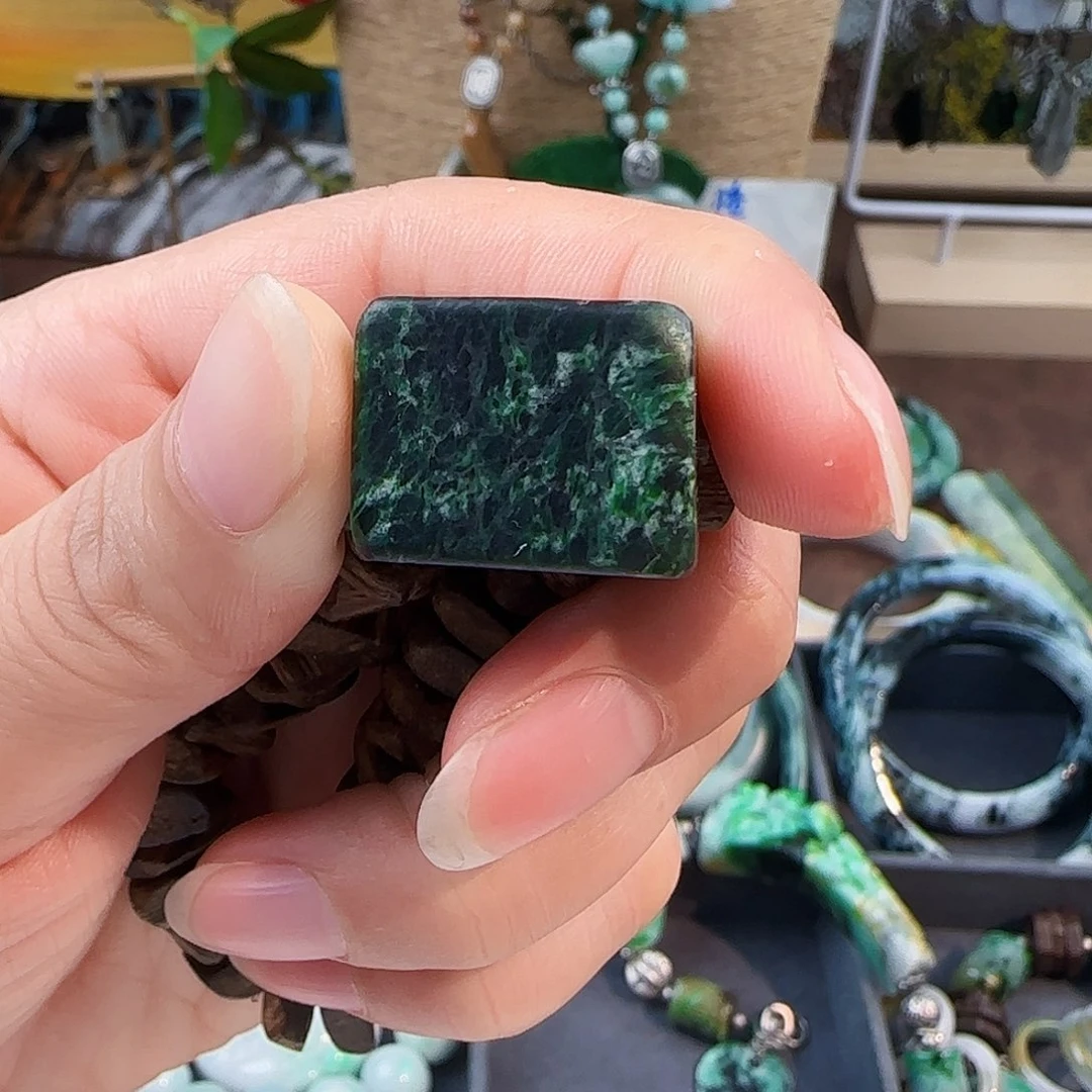 未镶嵌手链翡翠罙**藍未镶嵌翡翠手串