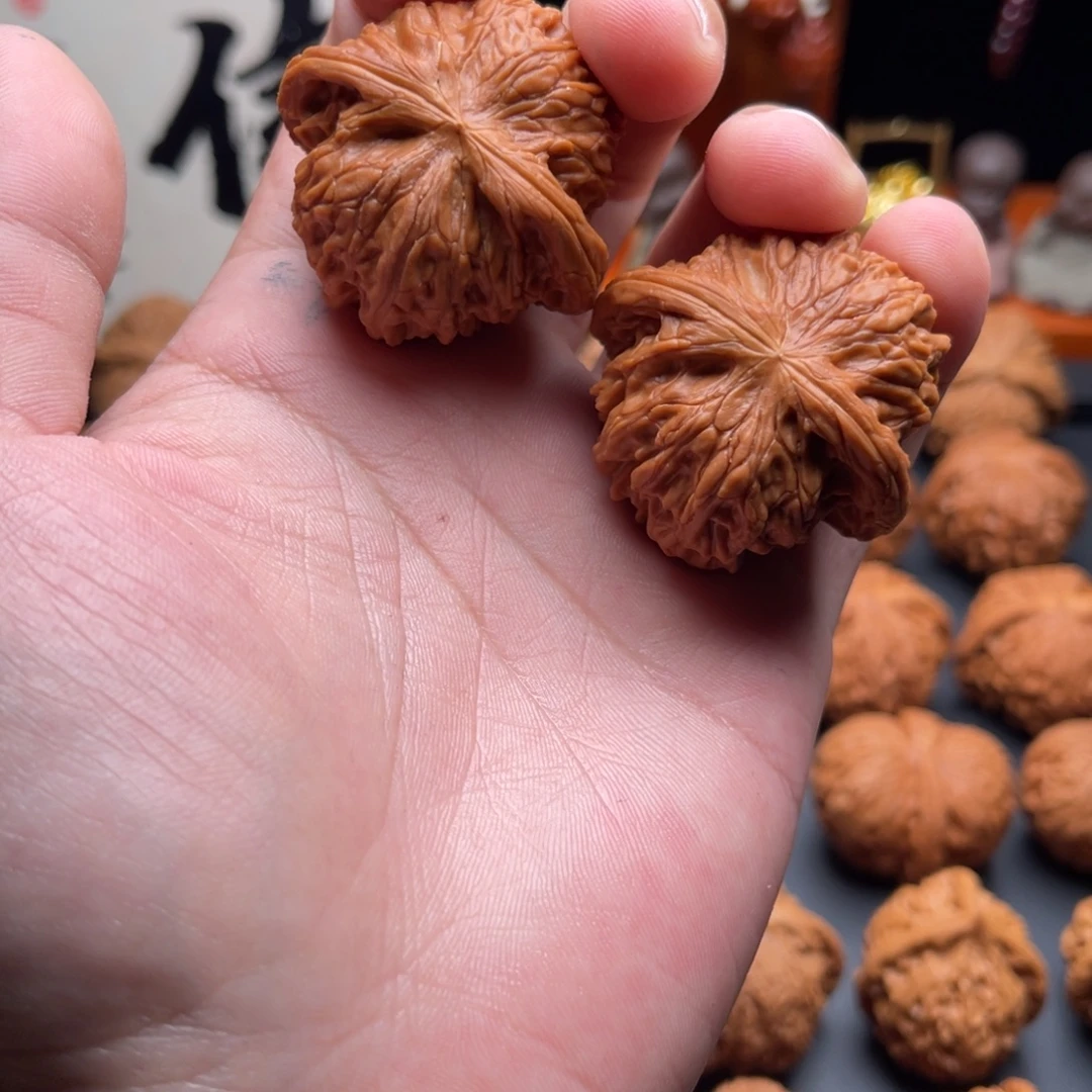 文玩核桃把件42磨盘