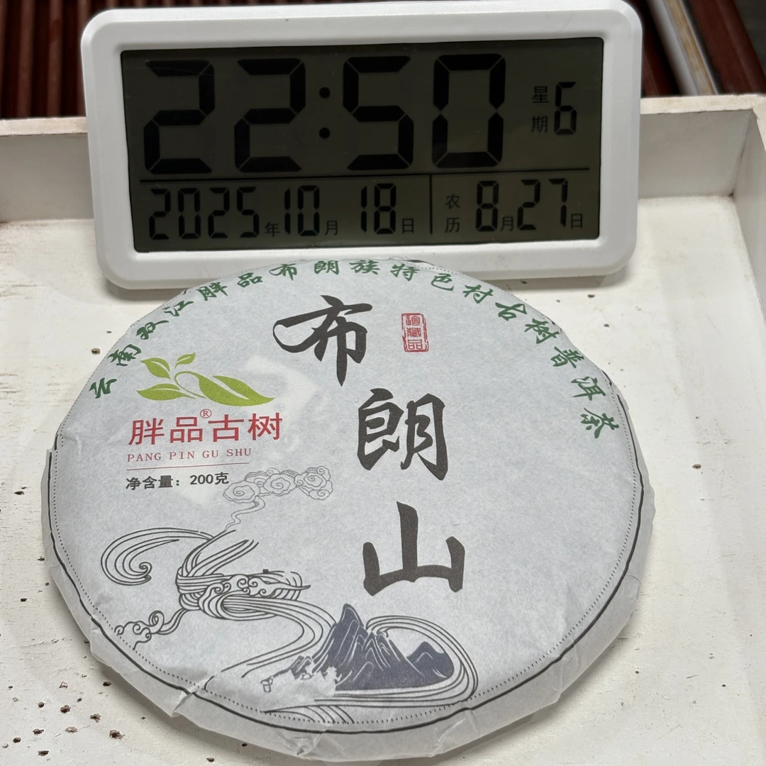 【大梁子支书甄选】2025年布朗山古树 生 春 200克【1068号】10-18