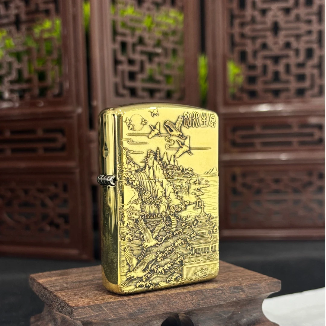 ZIPPO打火机  风生水起 168盔甲煤油打火机 送礼物 DYJ1