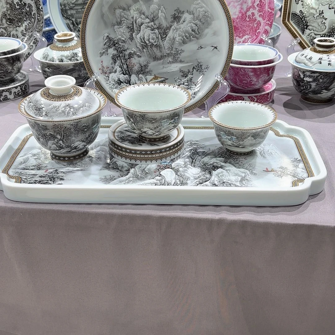 瓷片景德镇瓷器精品展示