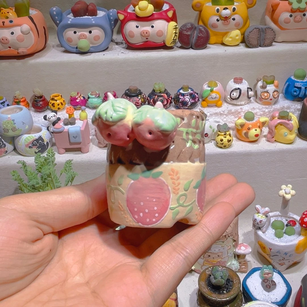 121纯手工制作重工盆盆